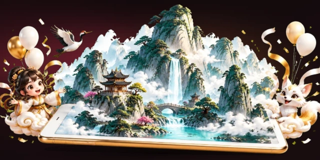 江山美景画